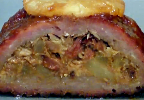 Smoked Hawaiian Style Pulled Pork Fatty