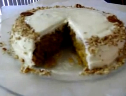 Solar Baked Carrot Cake Recipe Video