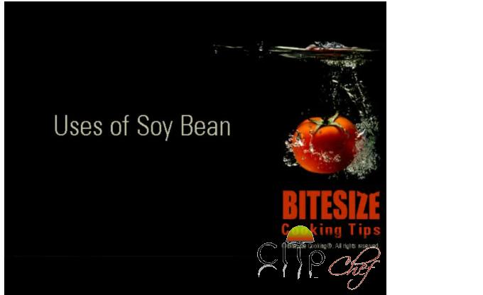 Uses Of Soy Bean Video