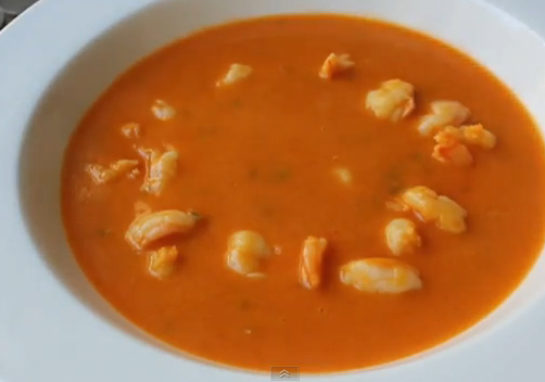 South East Asian-style Spicy Shrimp And Coconut Bisque