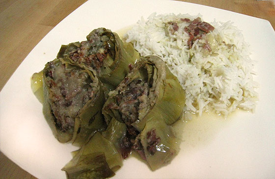 Stuffed Artichokes With Spanish Ham Recipe Video