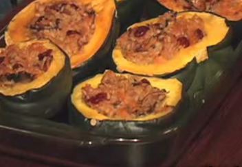 About Baked Stuffed Acorn Squash Video
